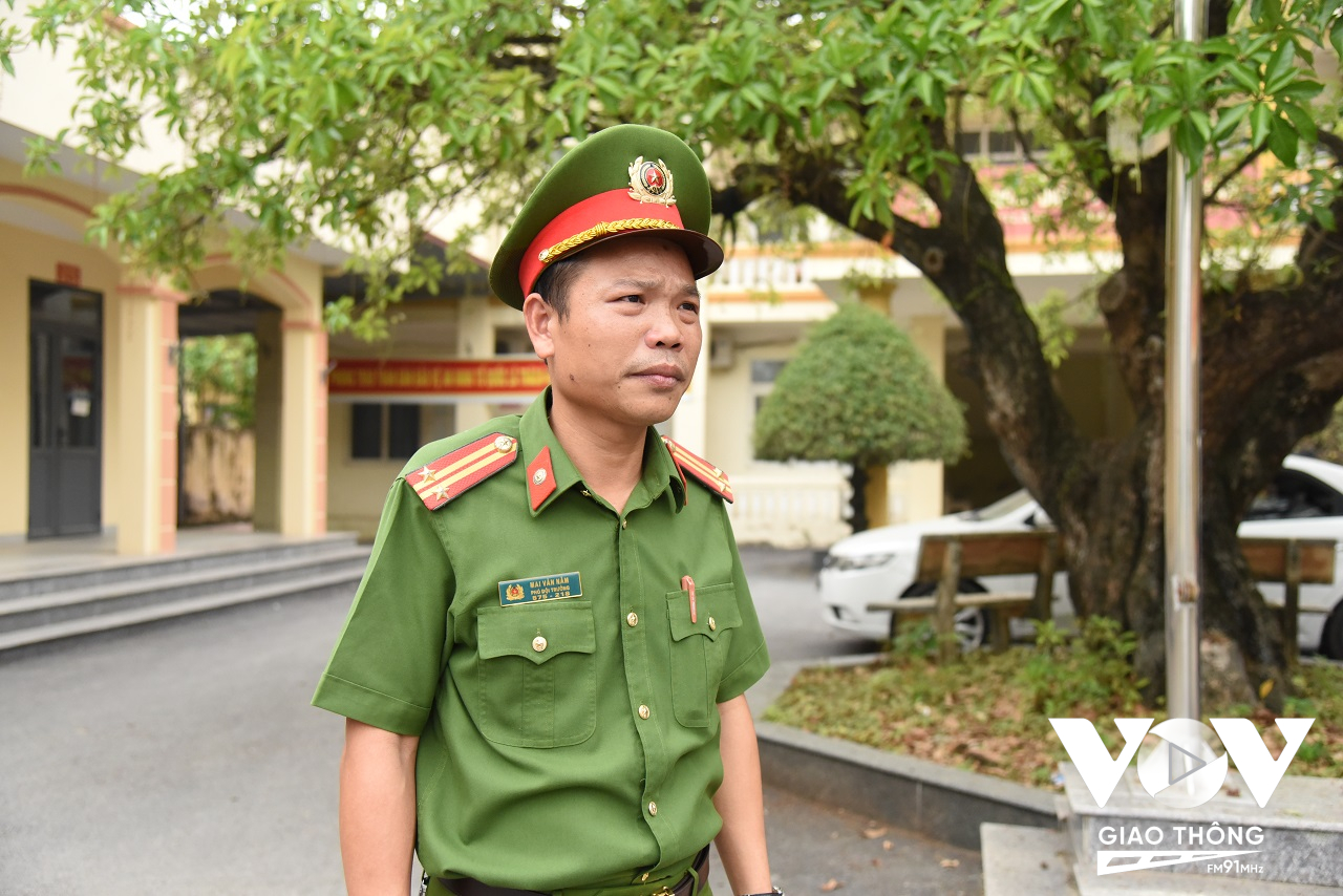 Trung tá Mai Văn Năm – Phó đội trưởng Đội Cảnh sát PCCC&CNCH Công an huyện Mỹ Đức (Hà Nội)