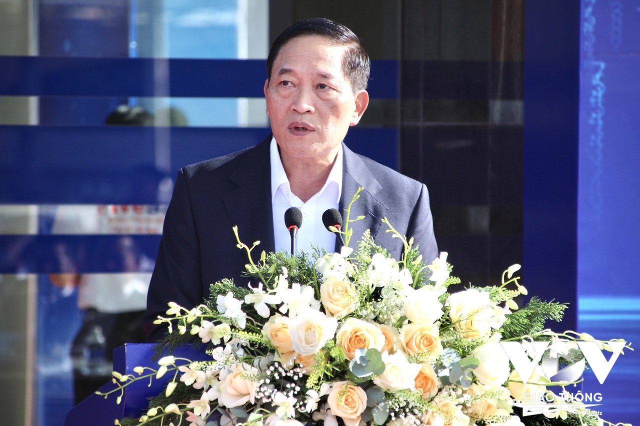Thứ trưởng Bộ Khoa học và Công nghệ Trần Văn Tùng phát biểu khai mạc ngày hội khởi nghiệp đổi mới sáng tạo quốc gia.