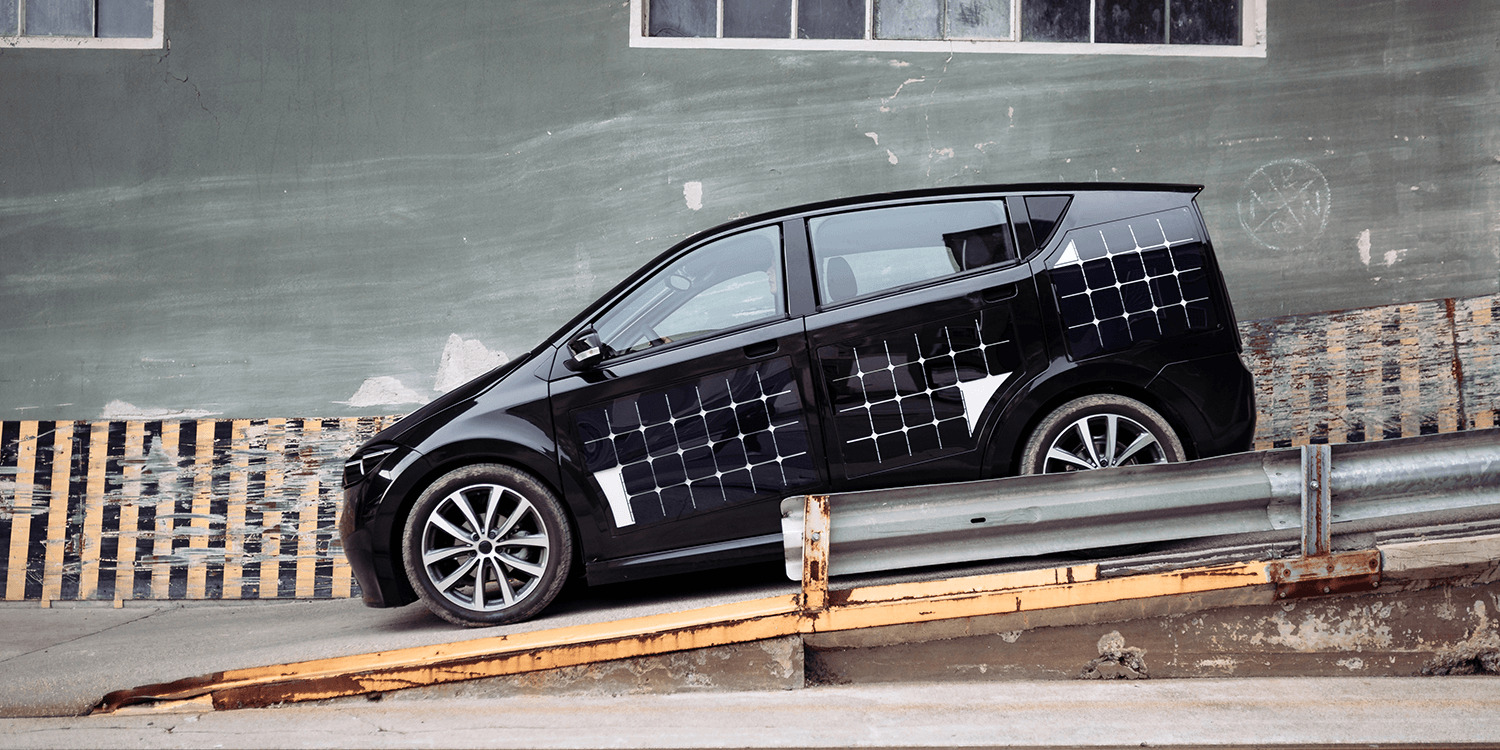 Xe điện mặt trời Sion của start-up Sono Motors. Ảnh: Sono Motors