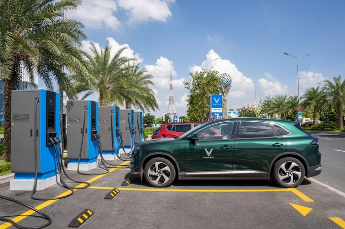 Việt Nam được đánh giá là thị trường xe điện tiềm năng trong thời gian tới. Ảnh: VinFast