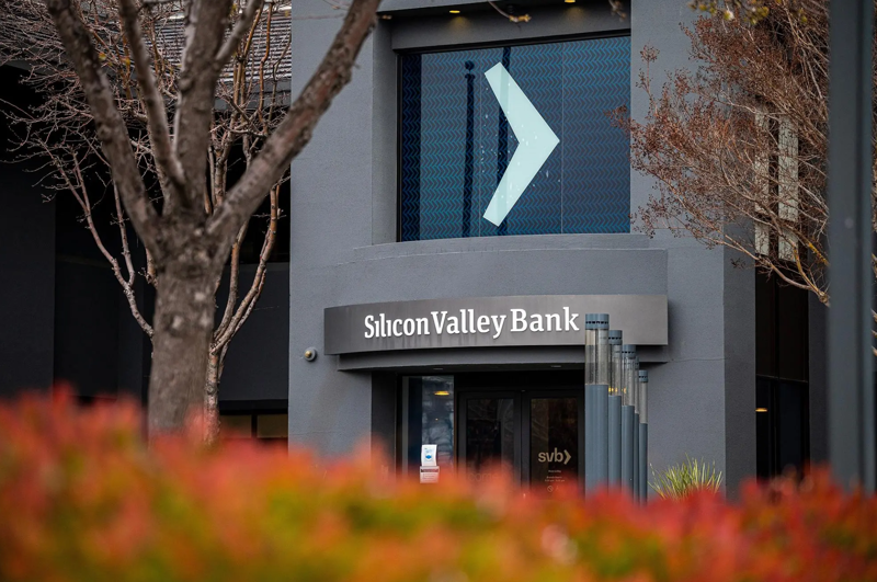 Một chi nhanh của ngân hàng thung lũng Silicon (SVB). Ảnh: Getty Images