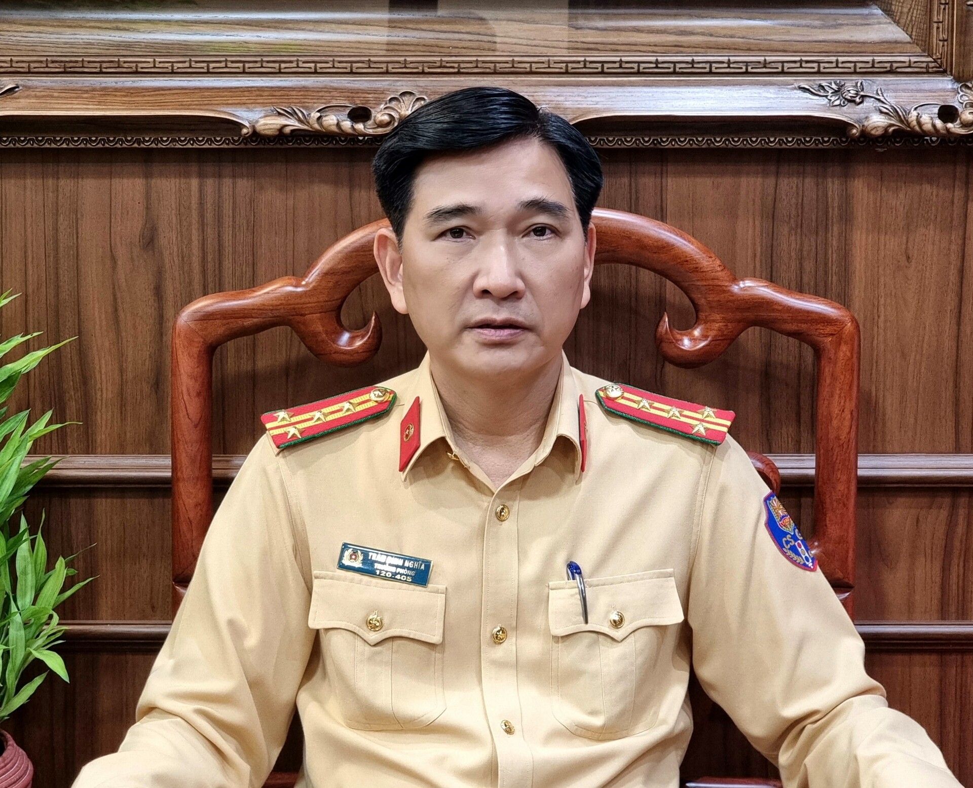 Đại tá Trần Đình Nghĩa, Trưởng phòng CSGT Công an Hà Nội