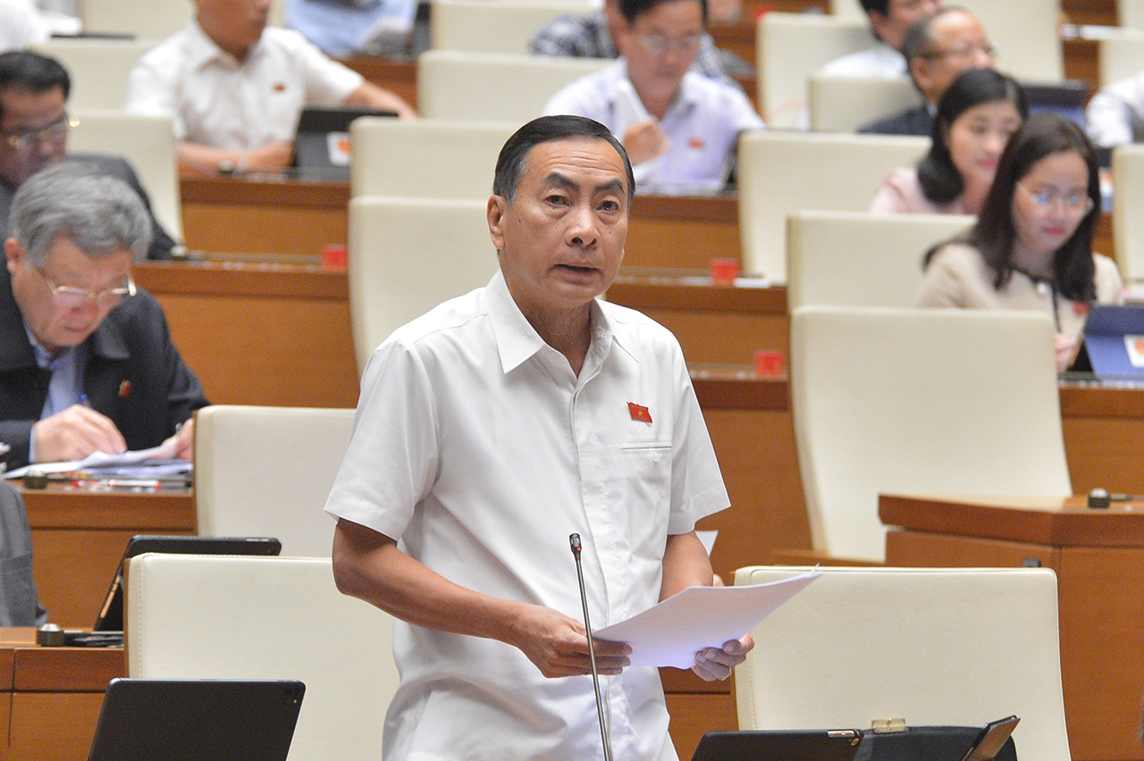 Đại biểu Quốc hội Phạm Văn Hòa, Ủy viên Ủy ban Pháp luật của Quốc hội. Ảnh: TTXVN
