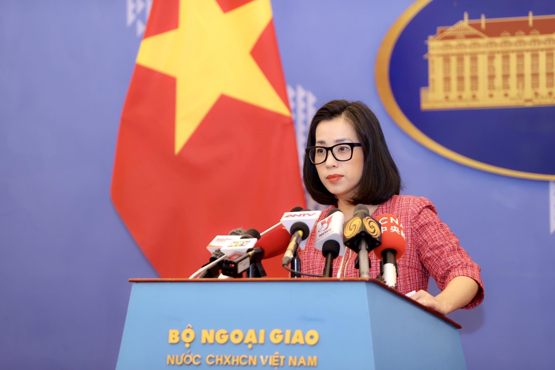 Phó phát ngôn Bộ Ngoại giao Phạm Thu Hằng