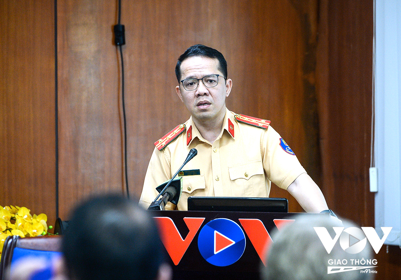 Đại tá Nguyễn Quang Nhật – Trưởng phòng hướng dẫn tuyên truyền và điều tra, giải quyết tai nạn giao thông – Cục CSGT – Bộ Công an