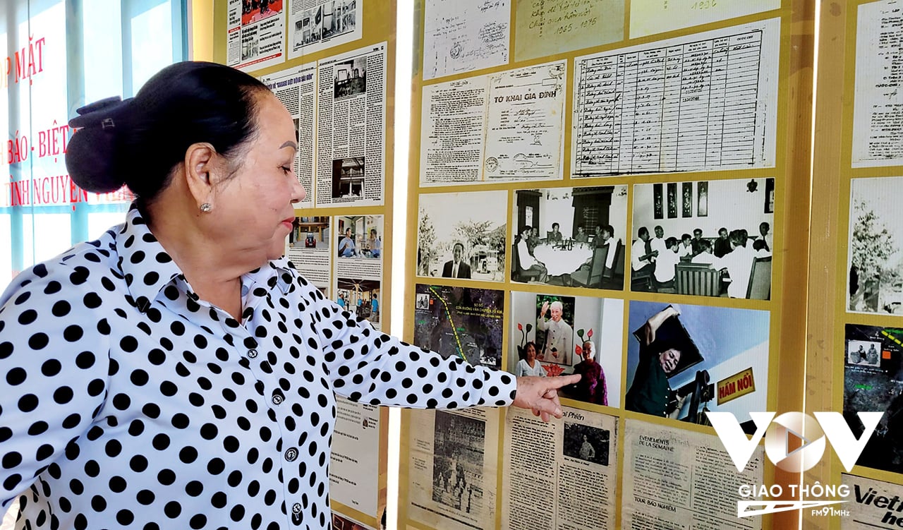 Bà Đặng Thị Thiệp (Đặng Thị Tuyết Mai) - vợ Anh hùng LLVTND Trần Văn Lai.