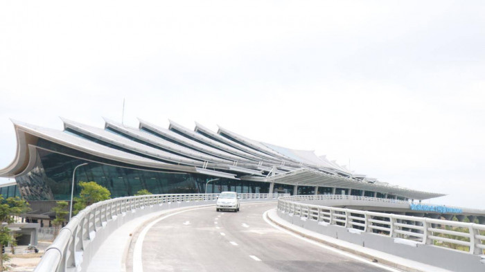 Công trình nhà ga hành khách T2 - Cảng HKQT Phú Bài trước ngày đưa vào khai thác. Ảnh: Báo Giao thông
