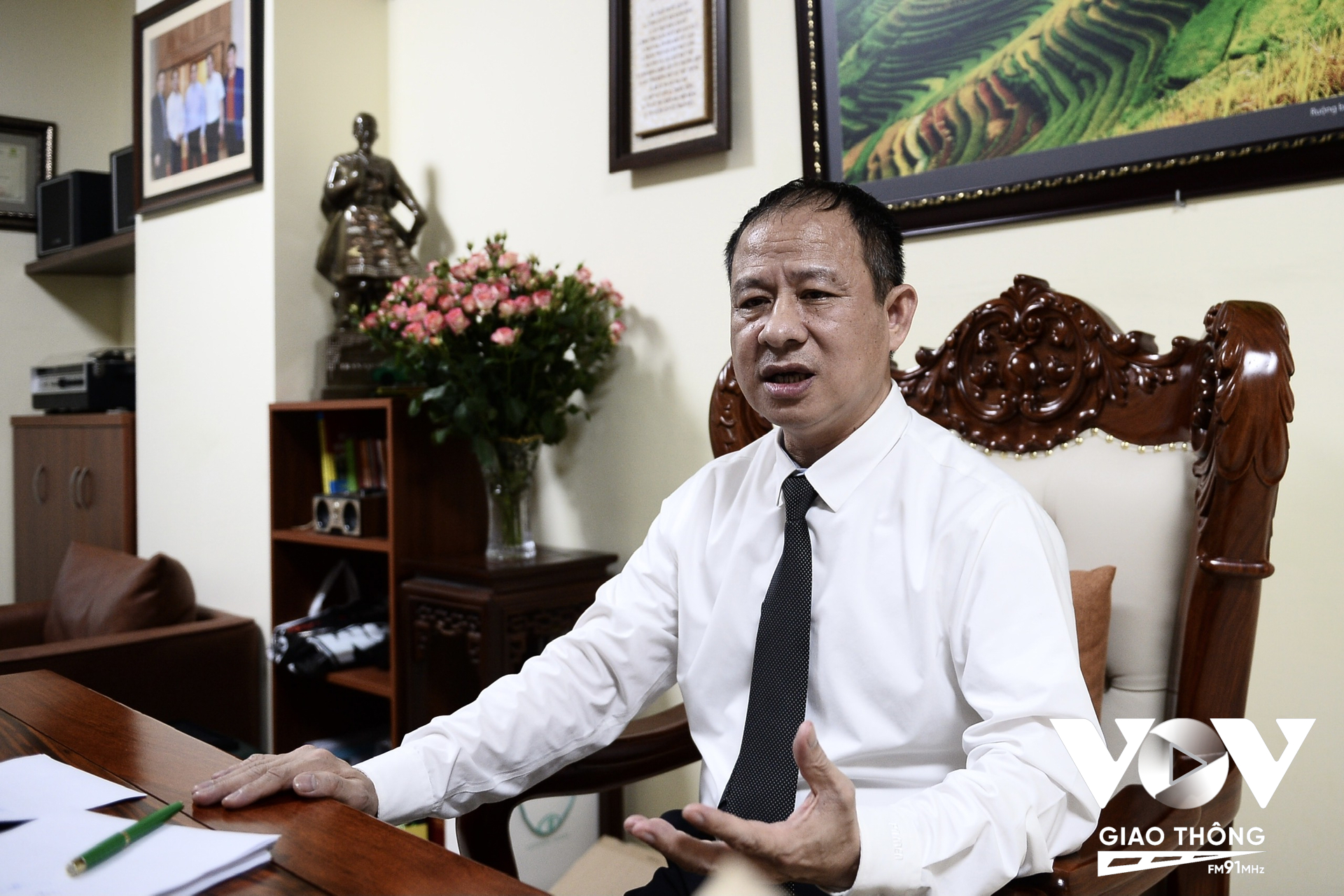 Ông Nguyễn Công Hùng, Chủ tịch Hiệp hội Taxi Hà Nội.