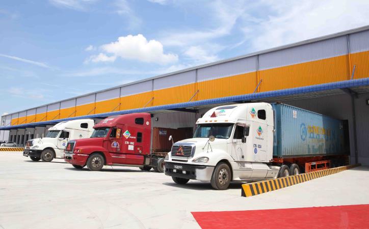 Trung tâm Logistics Transimex Đà Nẵng trong ngày khánh thành. Ảnh: Trần Lê Lâm-TTXVN