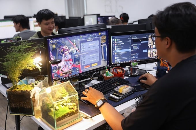 Studio phát triển game của một nhà phát hành nổi tiếng tại Việt Nam. Ảnh: Vnexpress