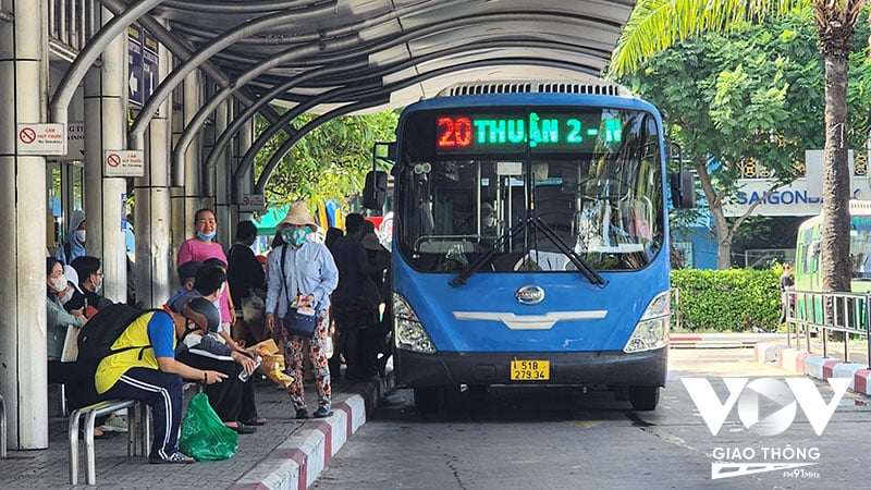 4 tháng đầu năm 2023 hệ thống xe buýt TP.HCM đã vận chuyển được 123 triệu lượt hành khách
