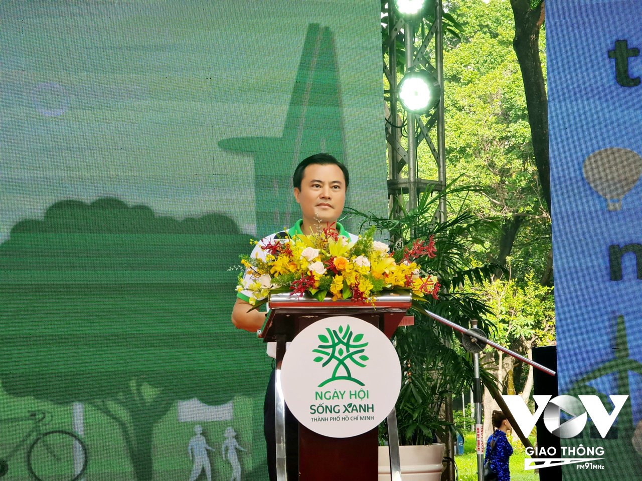 Phó Chủ tịch UBND TP.HCM Bùi Xuân Cường phát biểu khai mạc