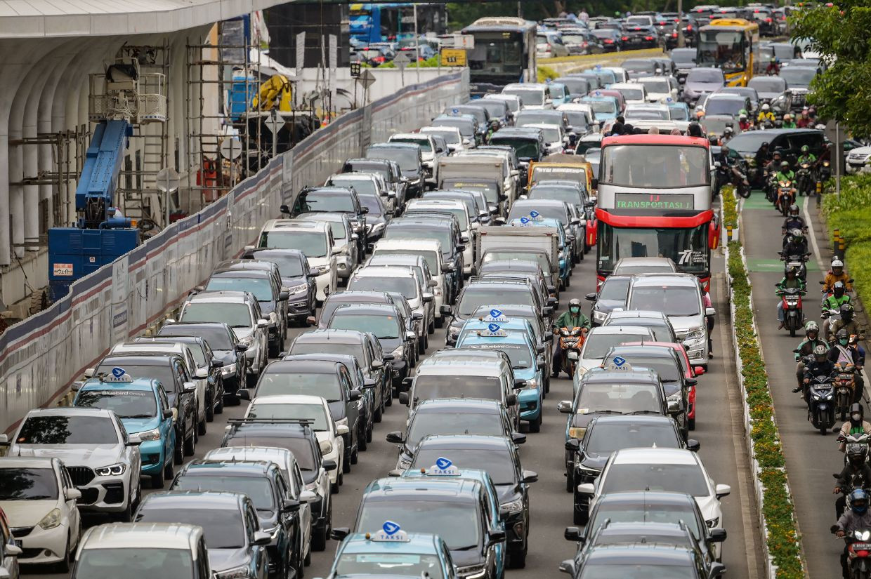 Cảnh ùn tắc tại Jakarta, Indonesia. Ảnh: AFP/Bay Ismoyo