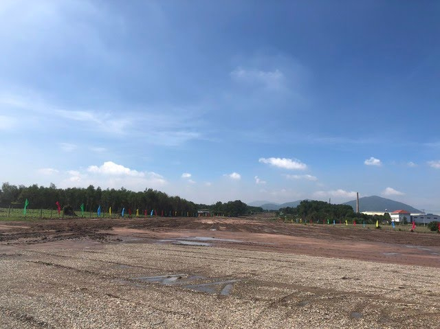 Vị trí đường cao tốc Biên Hòa - Vũng Tàu sẽ được xây dựng sau lễ khởi công (Ảnh: Thanh Niên)