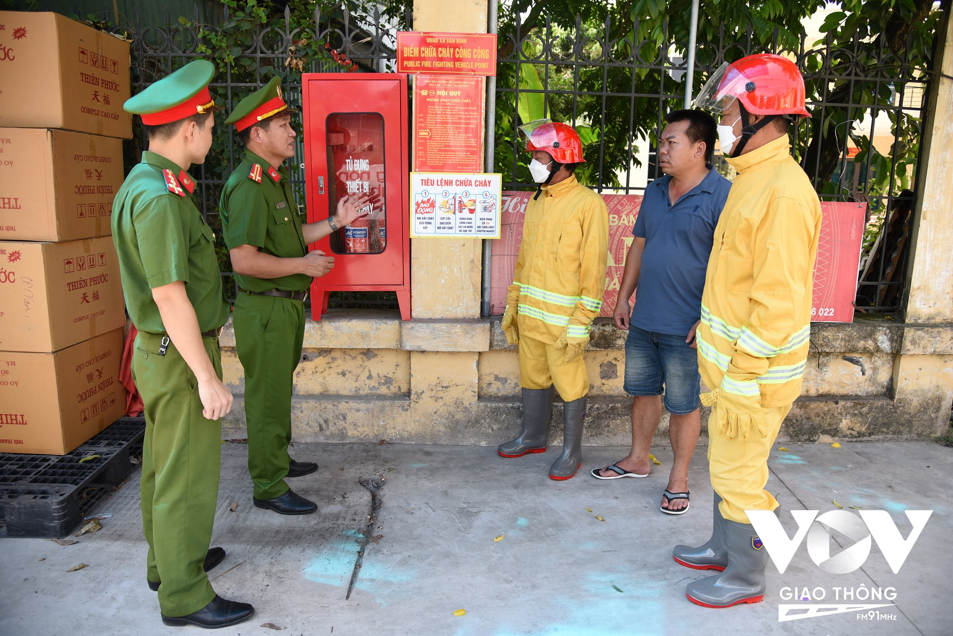 Lực lượng Cảnh sát PCCC&CNCH Công an huyện Thường Tín tăng cường công tác tuyên truyền, đảm bảo an toàn phòng cháy chữa cháy mùa nắng nóng
