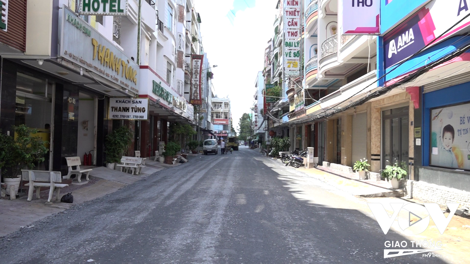 Hiện trạng công trường nâng cấp đường Lý Hồng Thanh, nếu triển khai, nền đường cao hơn nền nhà 50cm