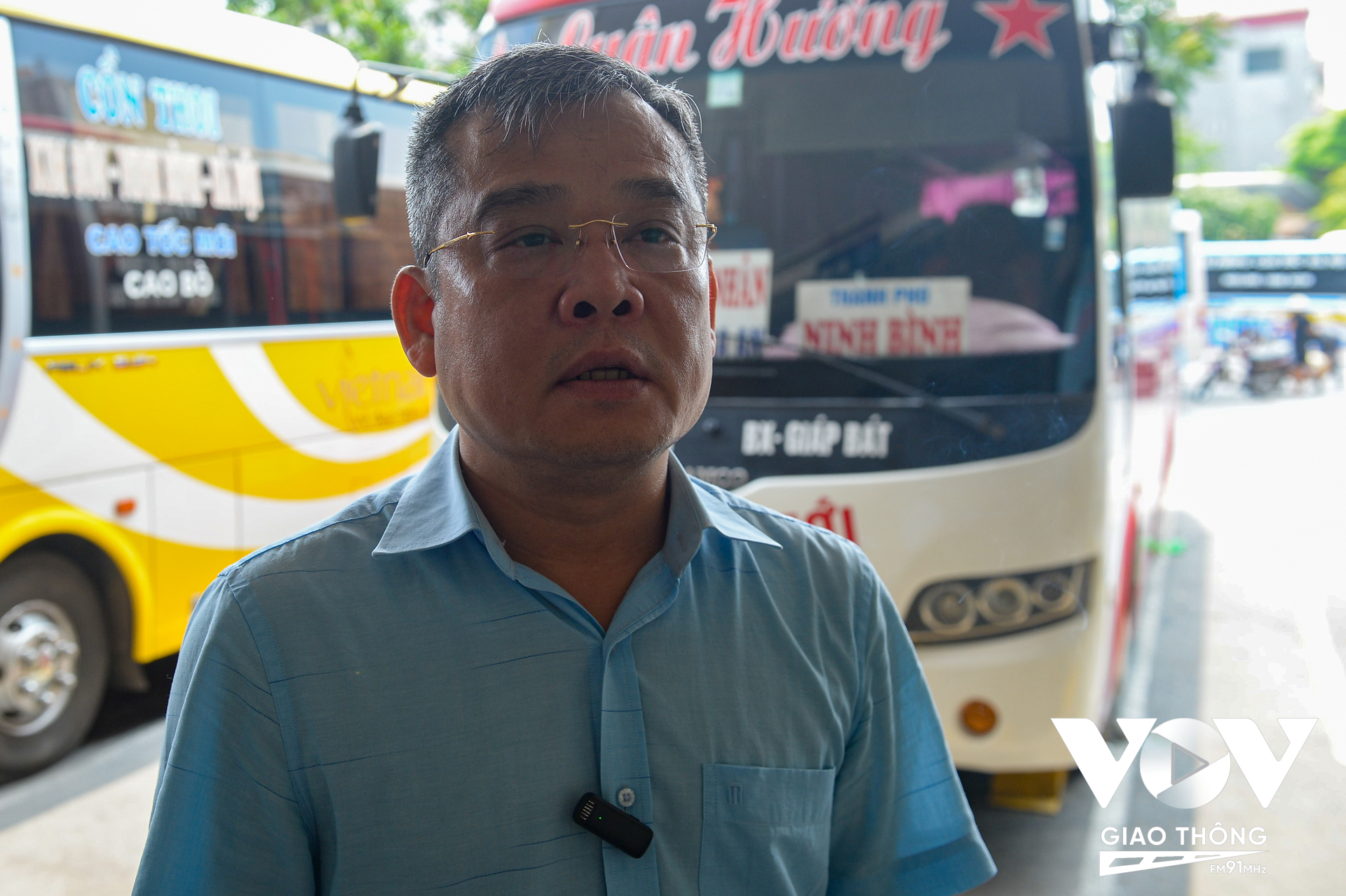 Ông Nguyễn Hoàng Tùng – Giám đốc bến xe Giáp Bát, Hà Nội.