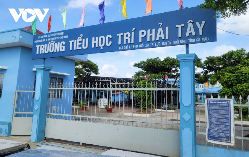 Nhiều trường mầm non, tiểu học ở Cà Mau còn thiếu phòng học - Ảnh vov.vn