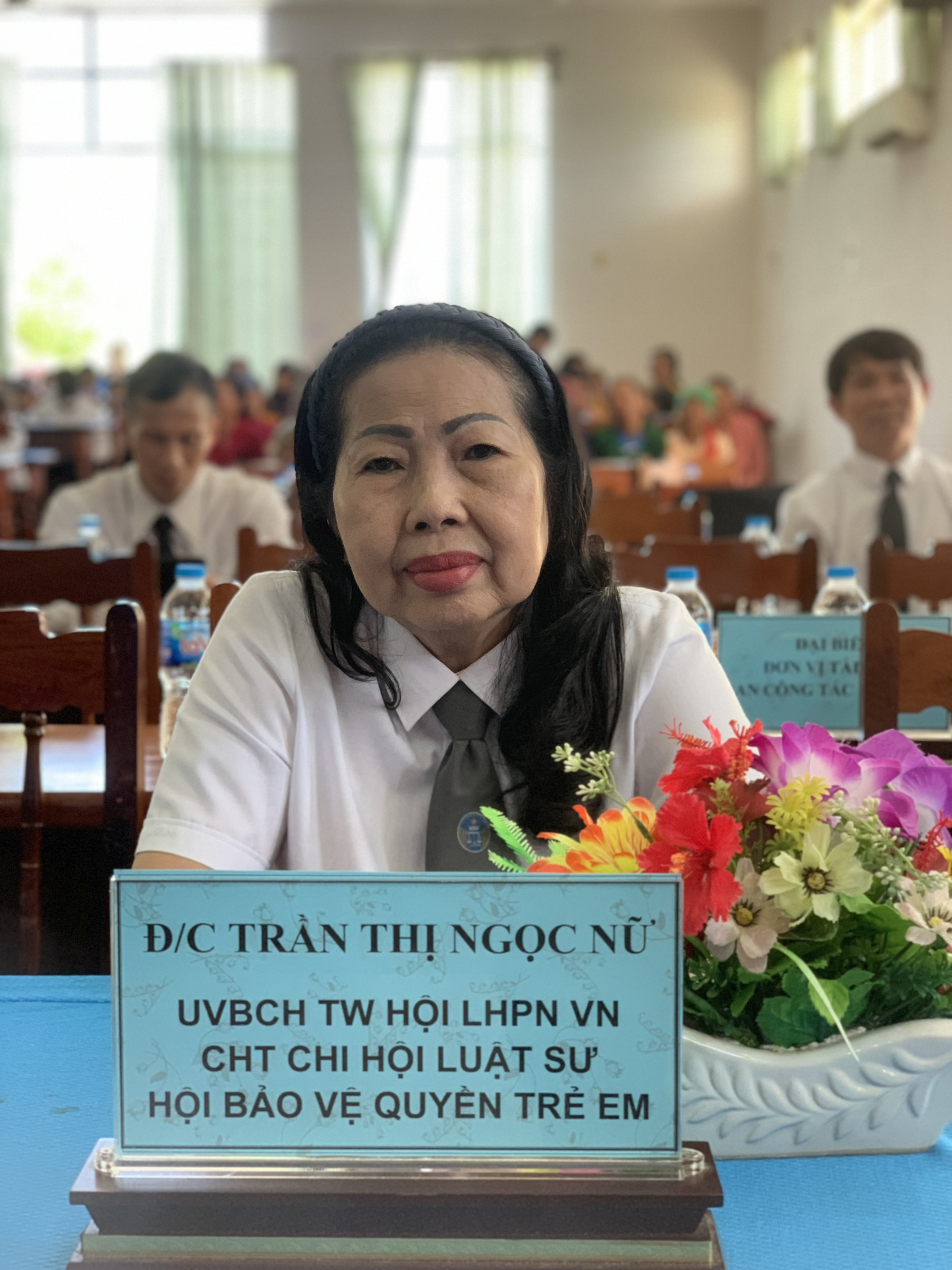 Luật sư Trần Thị Ngọc Nữ, Chi hội Trưởng Hội Bảo vệ Quyền trẻ em TP.HCM.