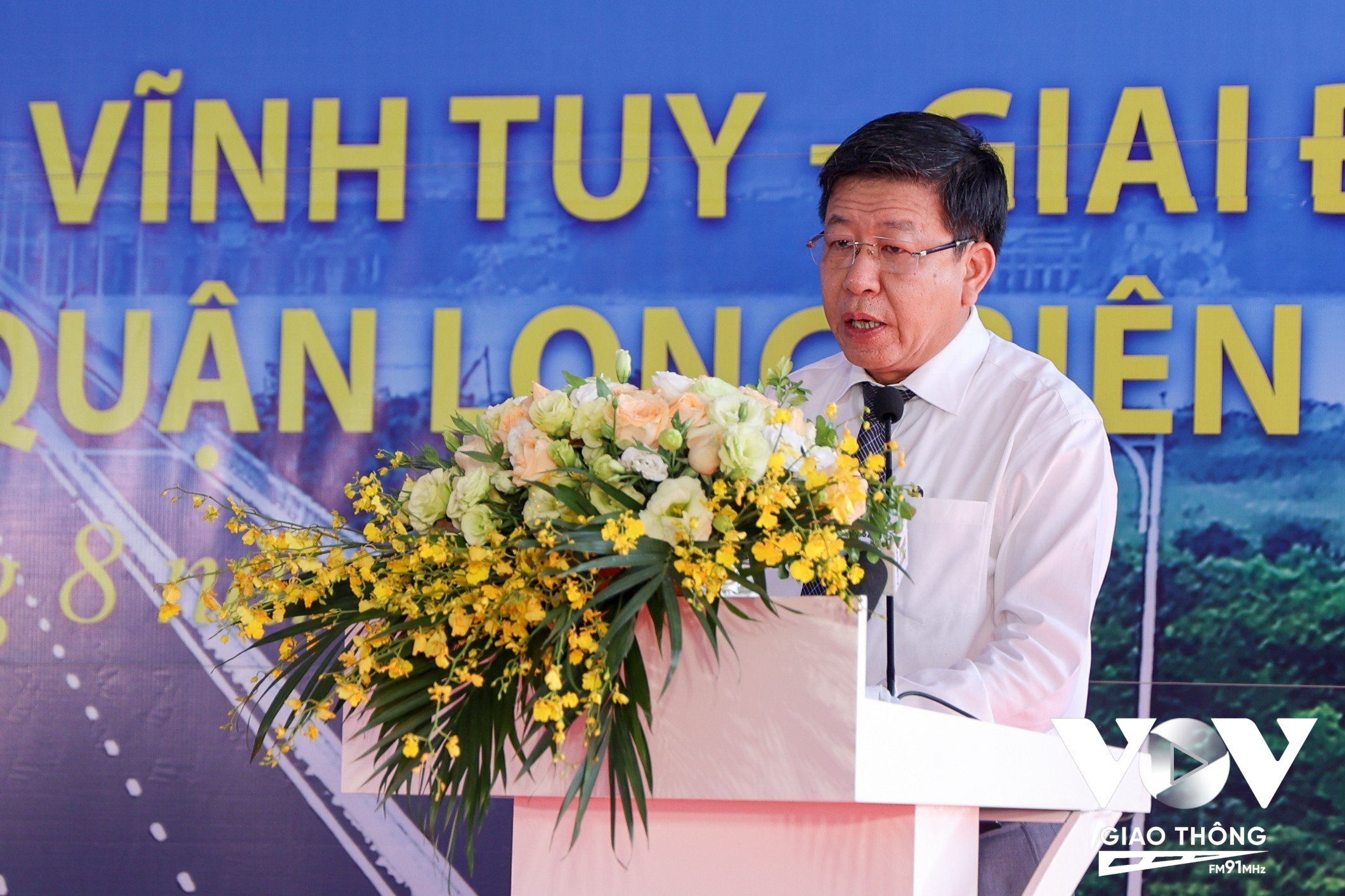 Phó Chủ tịch UBND TP. Hà Nội Dương Đức Tuấn phát biểu tại buổi lễ.