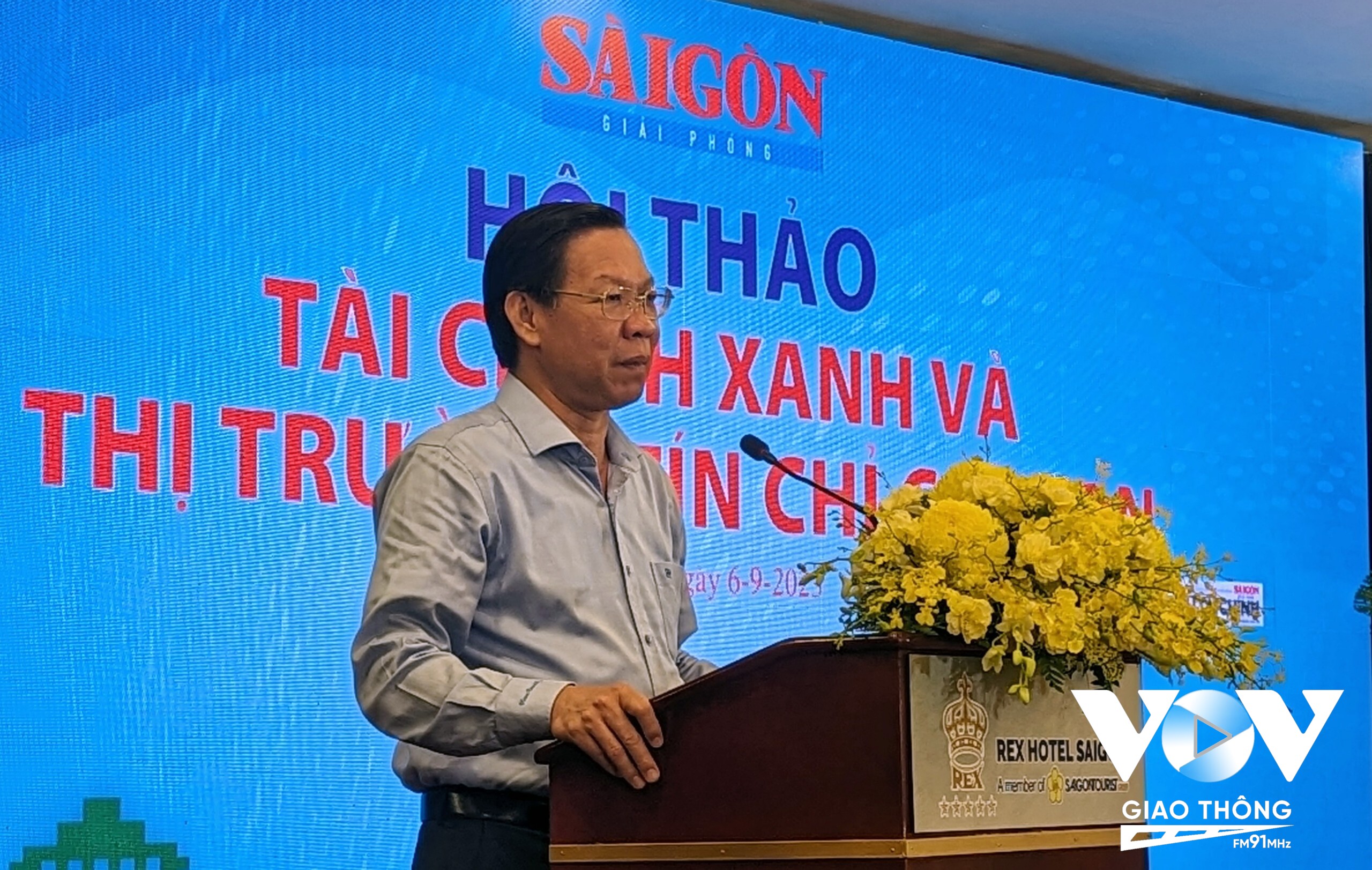 Ông Phan Văn Mãi - Chủ tịch UBND TPHCM phát biểu mở đầu hội thảo