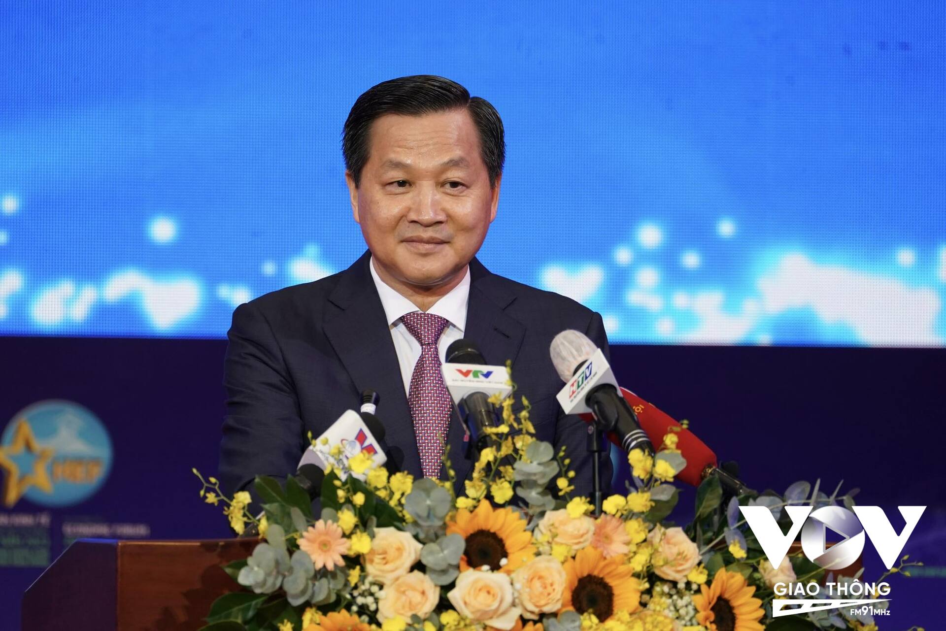 Phó Thủ tướng Chính phủ Lê Minh Khái đánh giá cao sáng kiến của Đảng bộ, chính quyền và cộng đồng doanh nghiệp thành phố Hồ Chí Minh trong việc tổ chức Diễn đàn kinh tế về Tăng trưởng xanh