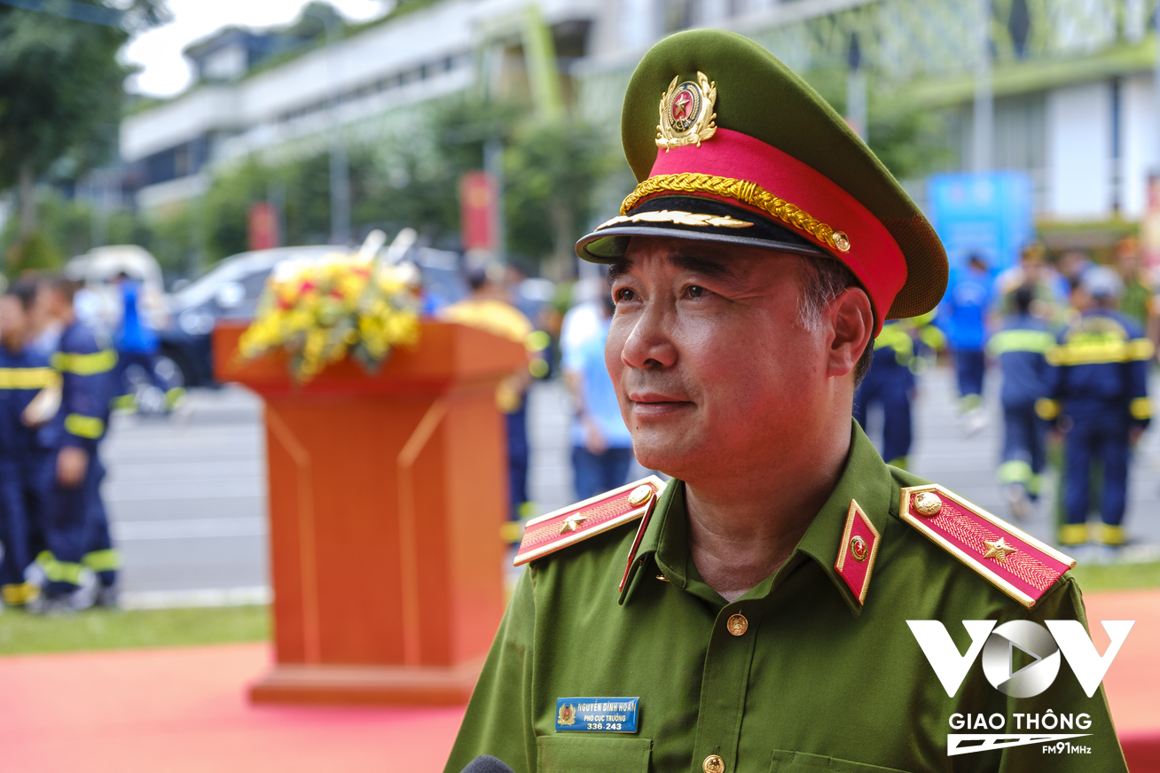 Thiếu tướng Nguyễn Đình Hoàn – Phó Cục trưởng Cục Cảnh sát PCCC&CNCH nhận xét thông qua cuộc thi đã nâng cao được chất lượng cũng như trách nhiệm của các chiến sĩ trong công tác cứu hộ cứu nạn.