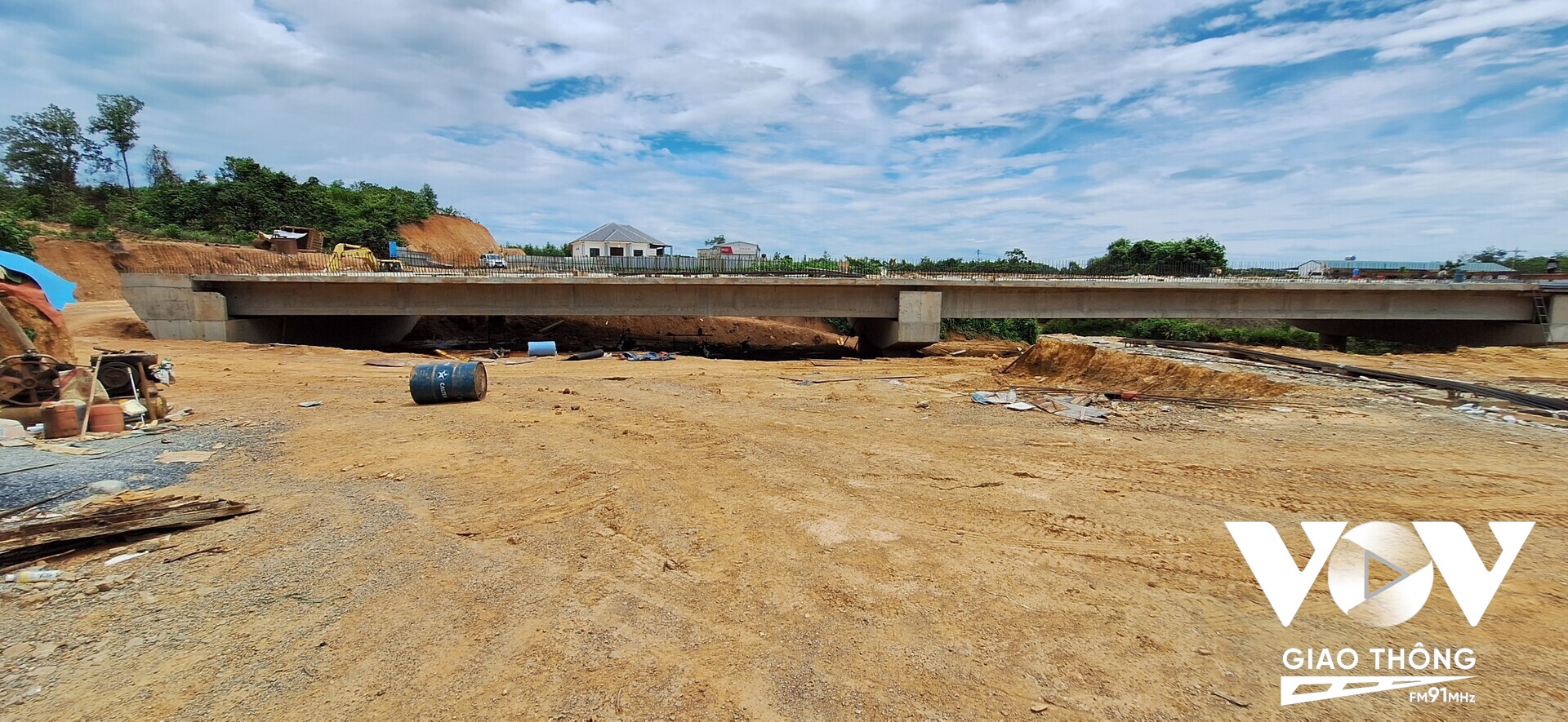 Cầu Rào Trường tại Dự án Vạn Ninh - Cam Lộ