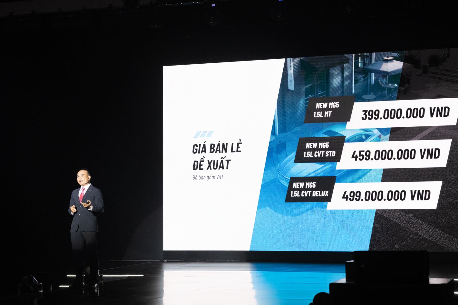 Xe New MG5 sẽ có giá từ 399 triệu đồng