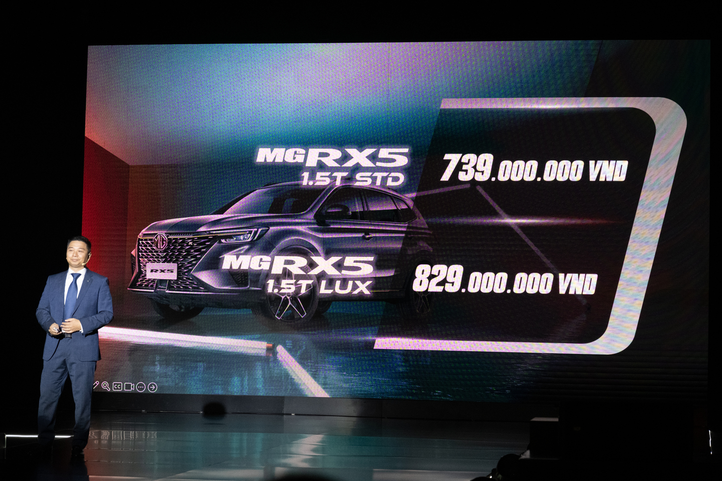 MG RX5 sẽ có giá từ 739 triệu đồng
