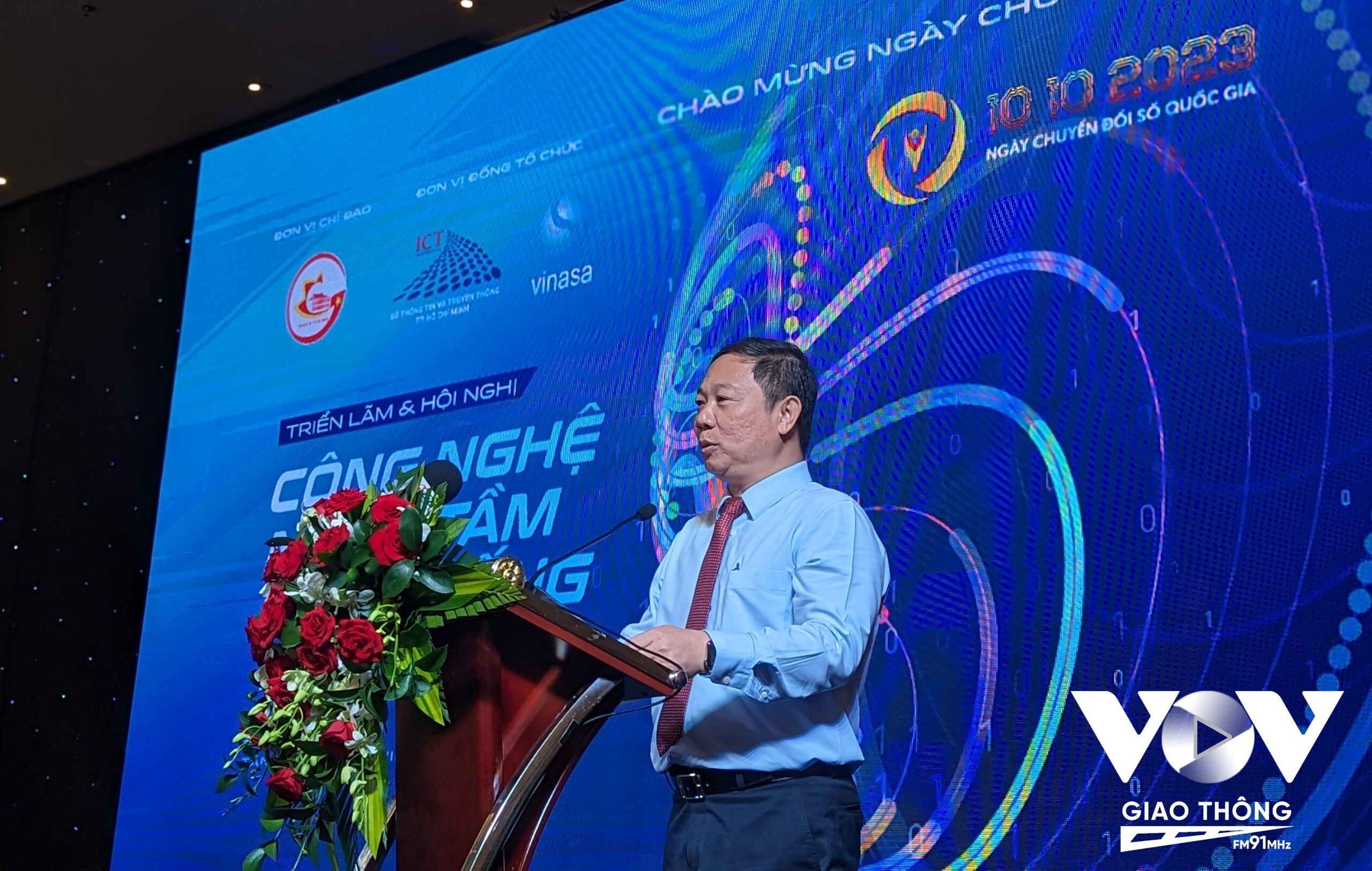 Ông Dương Anh Đức – Phó chủ tịch UBND TPHCM Phát biểu chỉ đạo tại Phiên Khai mạc Tuần lễ chuyển đổi số TPHCM