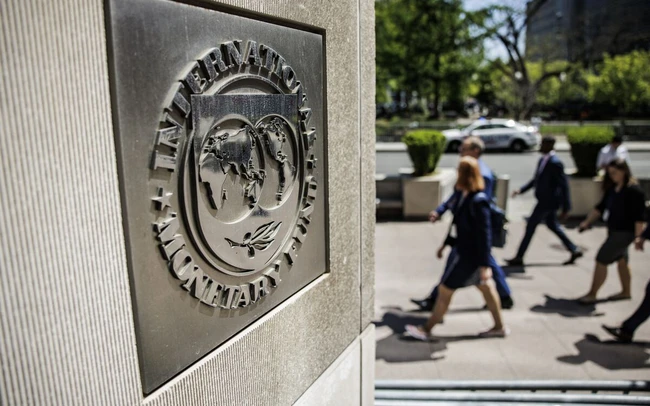 Trụ sở Quỹ Tiền tệ Quốc tế tại Washington, DC, Mỹ. Ảnh: Bloomberg