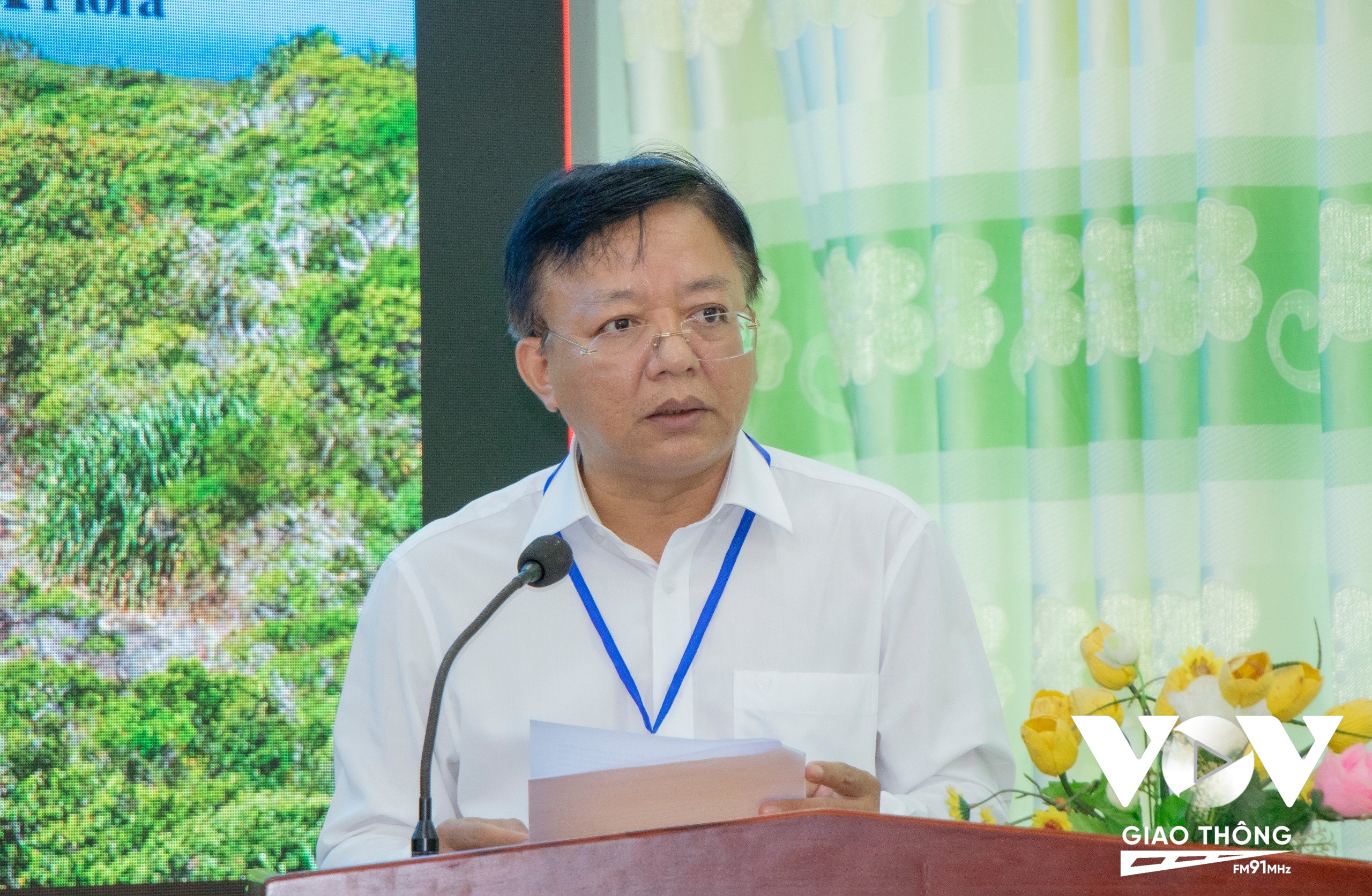Ông Lê Huyền – Phó Chủ tịch UBND tỉnh Ninh Thuận phát biểu tại Hội thảo