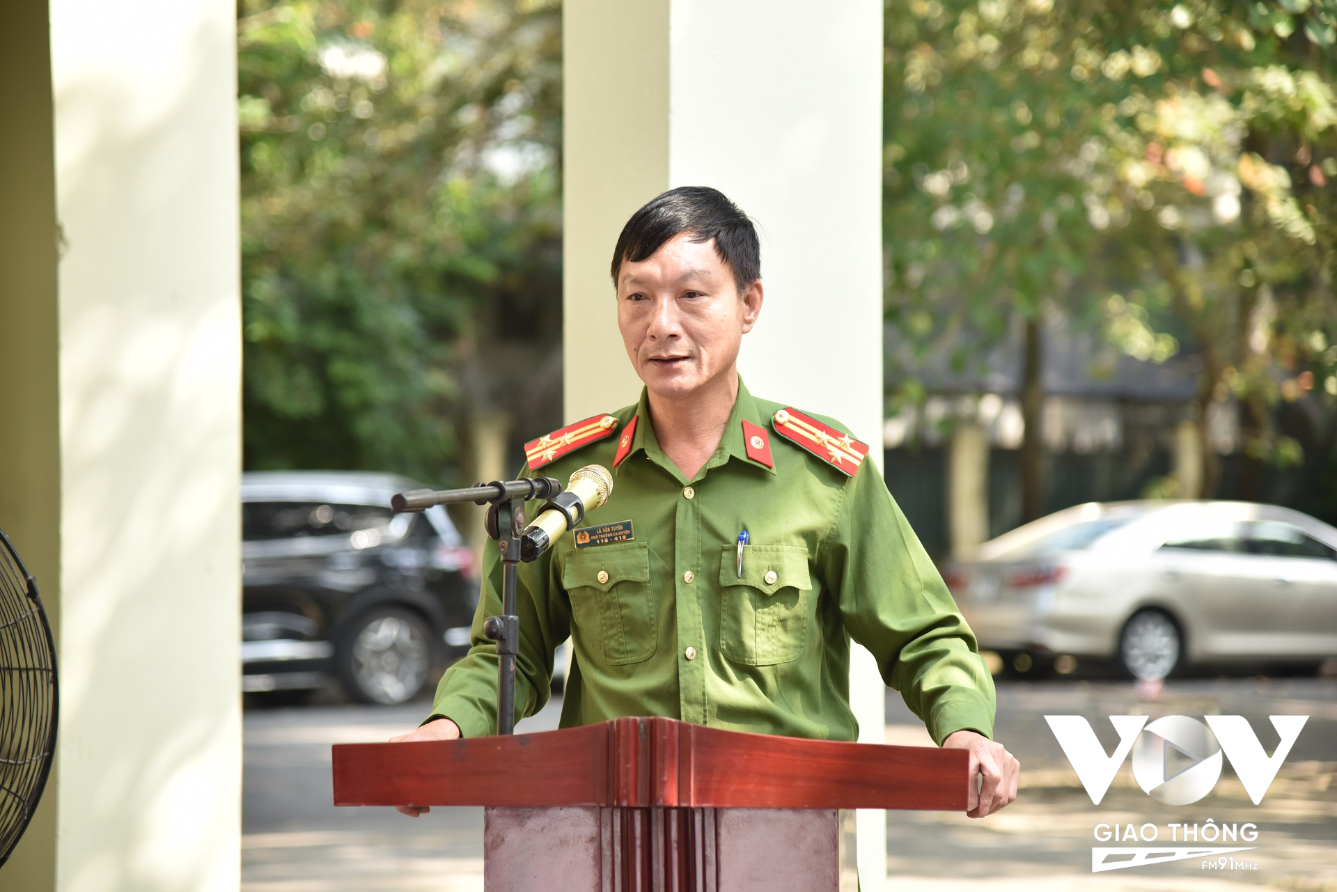 Thượng tá Lã Văn Tuyên – Phó trưởng Công an huyện Thanh Trì