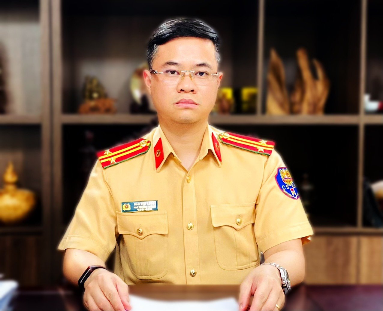 Trung tá Đào Việt Long, - Phó Trưởng Phòng CSGT (Công an TP. Hà Nội)