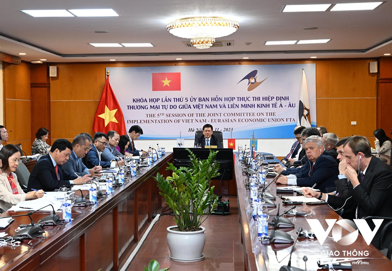 Khóa họp lần thứ năm Ủy ban Hỗn hợp thực thi Hiệp định thương mại tự do giữa Việt Nam và Liên minh Kinh tế Á - Âu (VN - EAEUFTA)