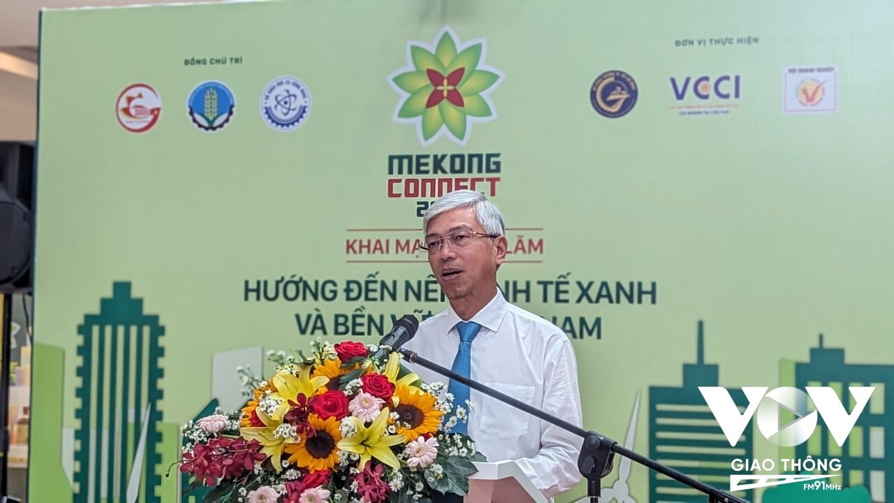 Ông Võ Văn Hoan – Phó chủ tịch UBND TPHCM phát biểu tại Lễ khai mạc Diễn đàn Mekong Connect 2023