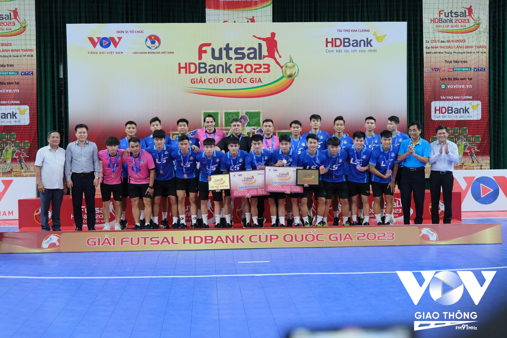 CLB Thái Sơn Bắc đoạt giải phong cách, đồng thời xếp hạng 3 giải đấu