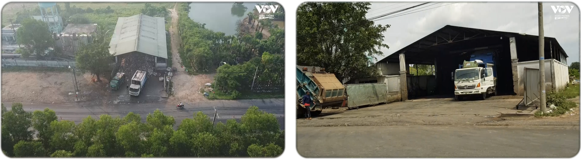 Trạm trung chuyển rác huyện Củ Chi tại tỉnh lộ 8 (thuộc xã Tân An Hội)