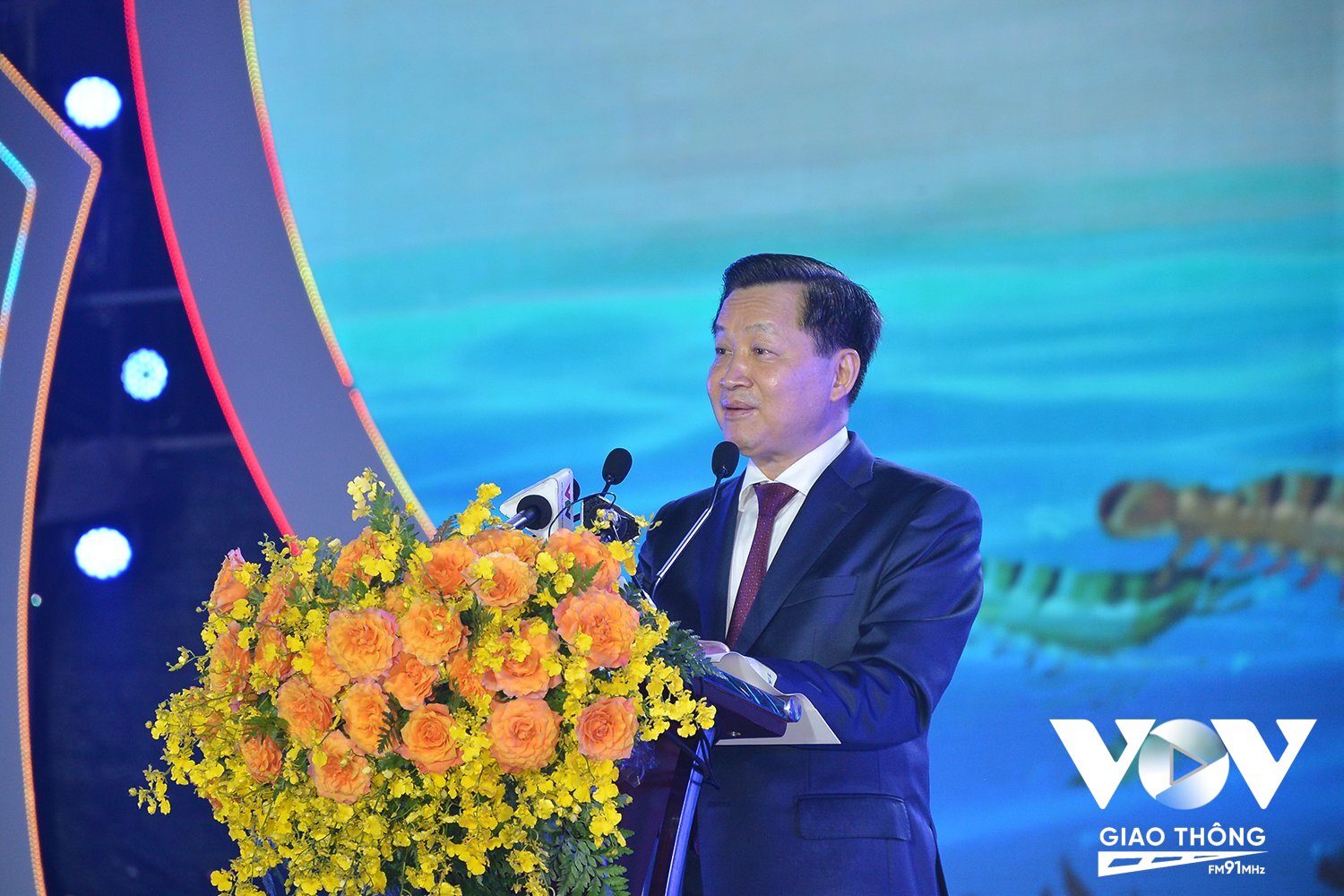 Phó Thủ tướng Lê Minh Khái đánh giá cao sáng kiến của tỉnh Cà Mau đã phối hợp với Bộ - Ban - Ngành và Doanh nghiệp tổ chức Festival Tôm Cà Mau