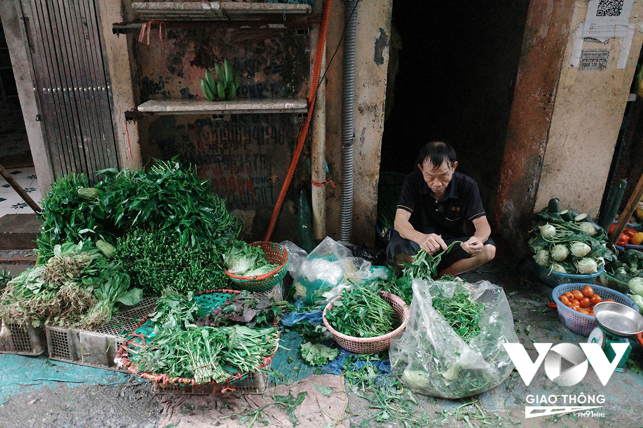 Ngõ chợ Yên Thái, nơi cung cấp rất nhiều mặt hàng nông sản chất lượng