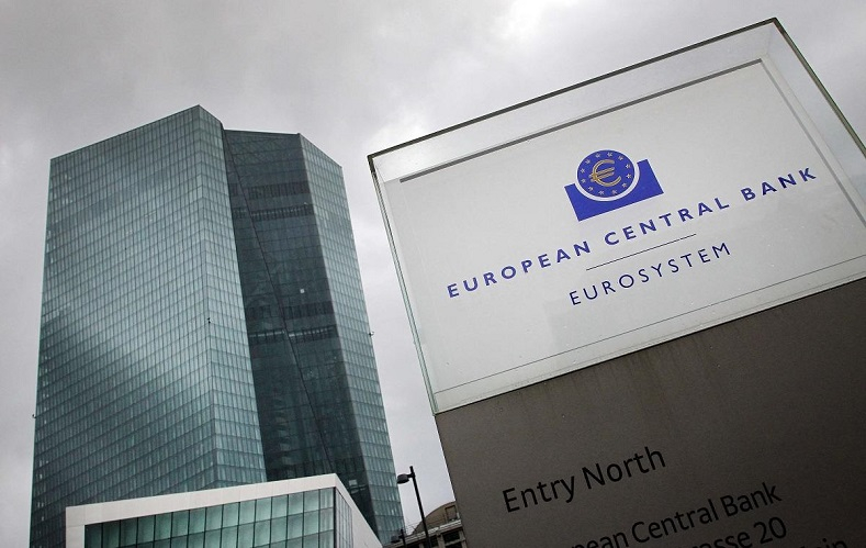 Trụ sở Ngân hàng Trung ương châu Âu (ECB) tại Frankfurt, Đức. Ảnh: AFP