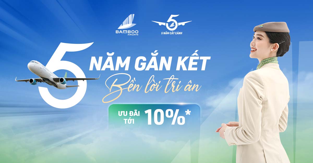 Bamboo Airways triển khai chương trình ưu đãi để tri ân hành khách