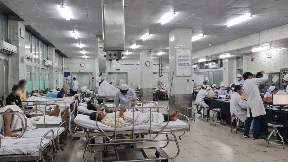 Sau 1 ngày cấp cứu và điều trị tại BV Chợ Rẫy, gia đình bệnh nhân đã xin xuất viện đưa về quê Quảng Nam