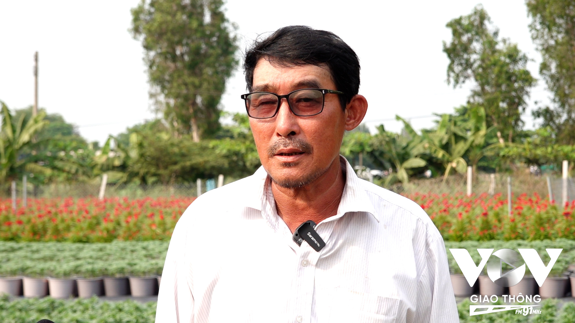 Ông Lê Phước Lâm - chủ một nhà vườn rộng hơn 4.000m2 tại quận 12