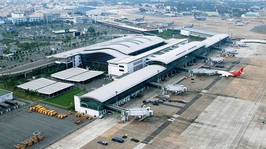 Sân bay Quốc tế Tân Sơn Nhất nhìn từ trên cao
