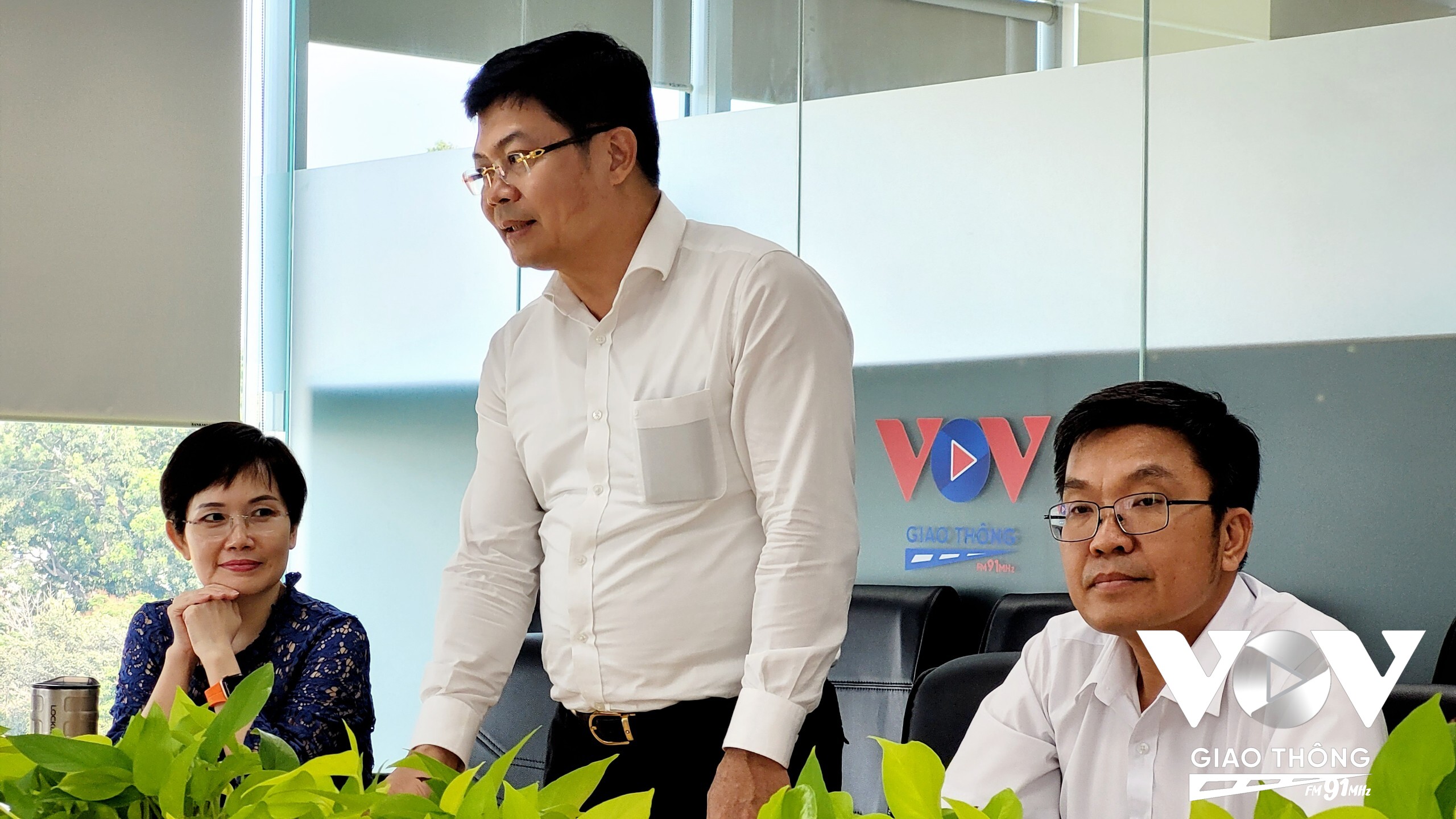 Ông Nguyễn Thành Lợi, Phó Trưởng Ban chuyên trách Ban An toàn giao thông TP.HCM đánh giá cao hiệu quả của Kênh VOV Giao thông khu vực phía Nam trong việc góp phần thực hiện an toàn giao thông trên địa bàn Thành phố.