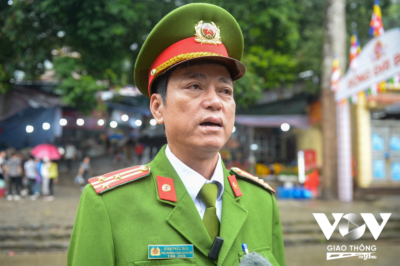 Thượng tá Đinh Phúc Bảo - Phó trưởng Công an huyện Mỹ Đức, Hà Nội