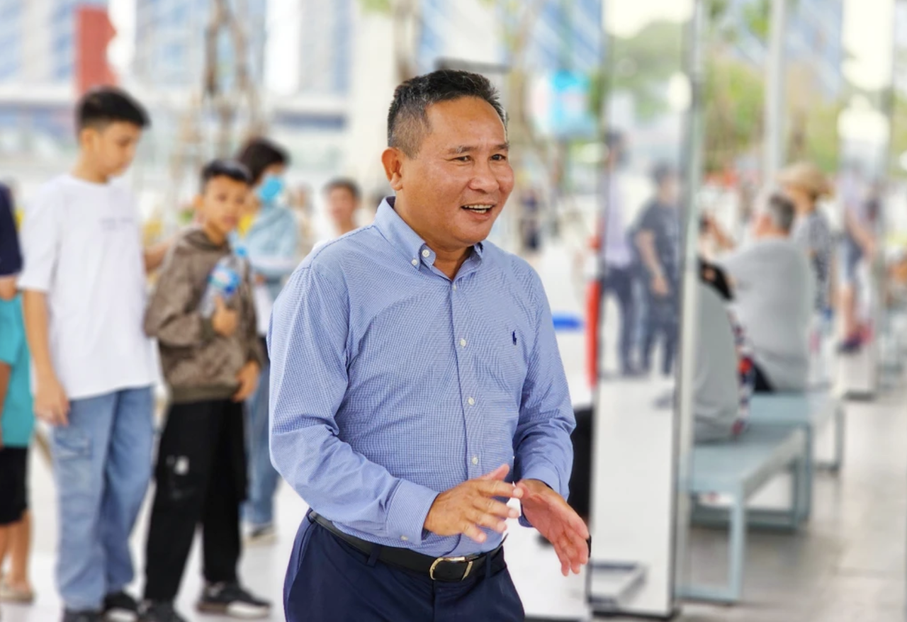 Ông Nguyễn Kim Toản, Giám đốc Công ty TNHH Thường Nhật, chủ đầu tư tuyến buýt sông số 1 (SaiGon Waterbus)