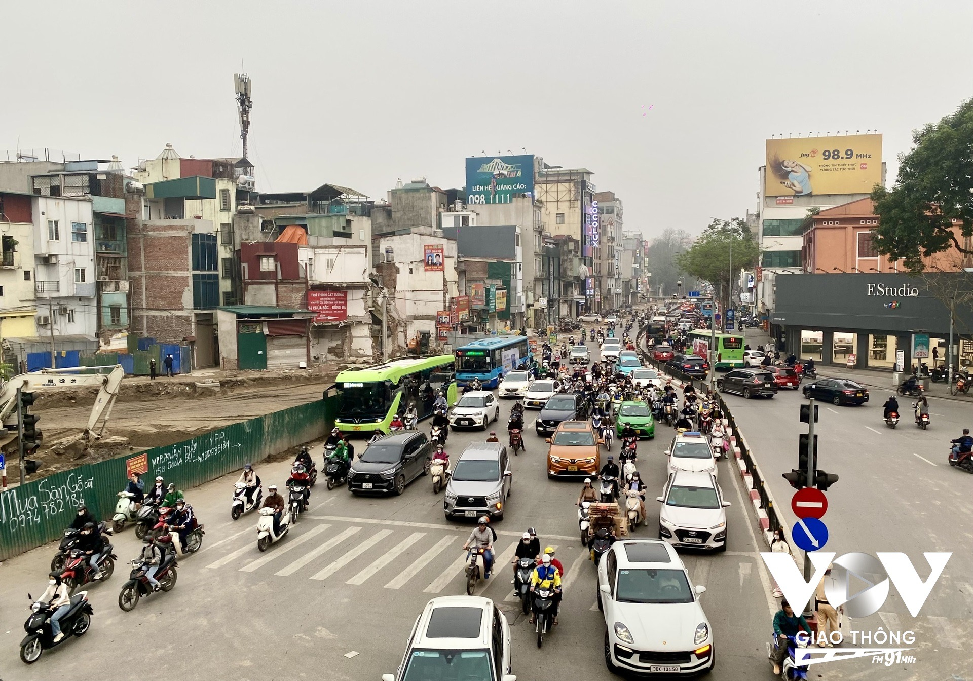 Dự án nút giao thông Chùa Bộc – Thái Hà (quận Đống Đa, Hà Nội) vẫn đang trong quá trình thi công